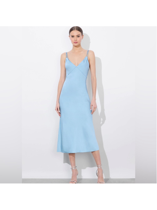 Alice + Olivia Dresses & Skirts - Alice + Olivia Kiro Midi Slip Dress, Mineral Blue